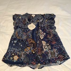 Knox Rose boho summer blouse